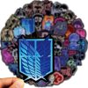 10 30 50PCS Mix Anime Neon Light Naruto One Piece Dragon Ball Stickers Decals DIY Scrapbook 2 - Official One Piece Store