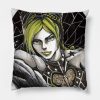 Jolyne Cujoh Throw Pillow Official onepiece Merch