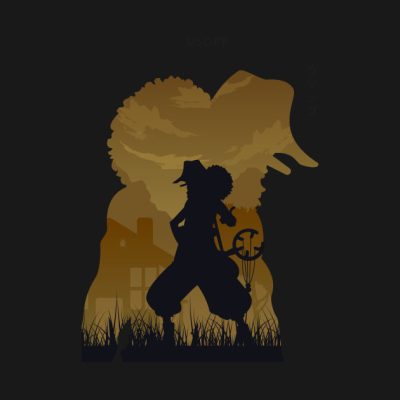Usopp One Piece In Silhouette T-Shirt Official onepiece Merch