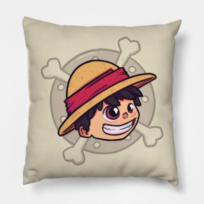 Monkey D Luffy Throw Pillow Official onepiece Merch