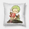 Chopper And Zoro Throw Pillow Official onepiece Merch