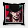 Pxel Mihawk Onepiece Throw Pillow Official onepiece Merch