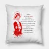 Rufy Quote Throw Pillow Official onepiece Merch