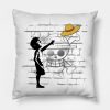 Monkey D Banksy Throw Pillow Official onepiece Merch