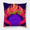 Devil Fruit Gomu Gomu No Mi Throw Pillow Official onepiece Merch