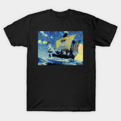 One Piece Going Merry Flying Lamb Starry Night T-Shirt Official onepiece Merch