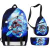 3D Printed Anime Pirate Backpack Set Diagonal Zipper Backpack Single Shoulder Bag Pen Bag One Piece 5 - Official One Piece Store