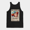 Franky Wanted Tank Top Official onepiece Merch