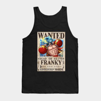 Franky Wanted Tank Top Official onepiece Merch