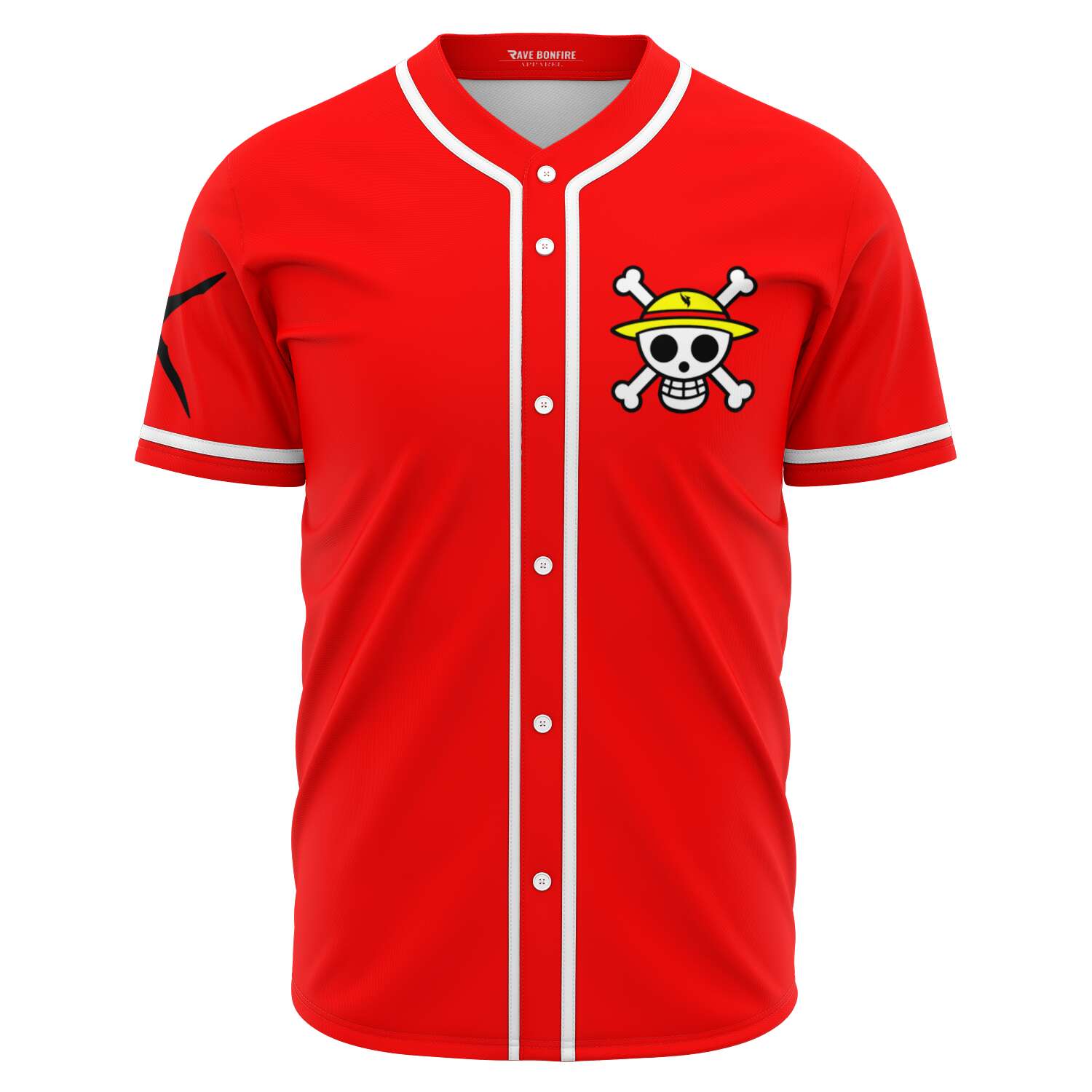 Luffy One Piece Baseball Jersey