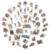 50 100Pcs One Piece Luffy Stickers Anime Sticker Notebook Motorcycle Skateboard Computer Mobile Phone Cartoon Toy 4 - Official One Piece Store