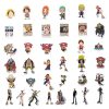 50 100Pcs One Piece Luffy Stickers Anime Sticker Notebook Motorcycle Skateboard Computer Mobile Phone Cartoon Toy 5 - Official One Piece Store