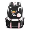 Anime Cartoon One Piece Luffy Teen Student School Bag Large Capacity Travel Bag Men and Women 2 - Official One Piece Store