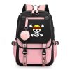 Anime Cartoon One Piece Luffy Teen Student School Bag Large Capacity Travel Bag Men and Women 5 - Official One Piece Store