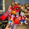 Anime Figure Monkey D Luffy Keychain One Piece Anime Figure Models Pendant Models Periphery Backpack Accessories 1 - Official One Piece Store