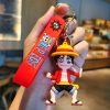 Anime Figure Monkey D Luffy Keychain One Piece Anime Figure Models Pendant Models Periphery Backpack Accessories 4 - Official One Piece Store