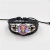 Anime One Piece Cosplay Charm Bracelet Luffy Zoro Chopper Robin Time Gem Leather Beaded Bracelets for 3 - Official One Piece Store