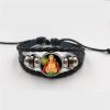 Anime One Piece Cosplay Charm Bracelet Luffy Zoro Chopper Robin Time Gem Leather Beaded Bracelets for 4 - Official One Piece Store