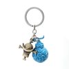 Anime One Piece KeyChain Devil Fruit Figure Japanese Straw Hat Holder Chaveiro Pendant Key Chain Ace 3 - Official One Piece Store