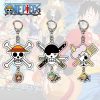 Anime One Piece Keychain Luffy Zoro Sanji Nami Acrylic Key Chain Pendant Anime Prop Accessories Cartoon - Official One Piece Store