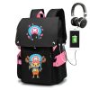 BANDAI One Piece Anime Backpack USB with Charging Port Large Capacity School Bag Cosplay Bookbag for 4 - Official One Piece Store