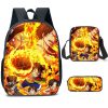 Bandai One Piece Cartoon Shoulder backpack Anime backpack bag Luffy fashion School Bag Cosplay Bookbag Three 3 - Official One Piece Store