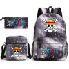 Bandai one piece backpack anime Backpack small shoulder bag Pencil Bag Three piece Set 4 - Official One Piece Store