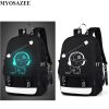 Brand Men Luminous Backpacks USB Charge Backpack Anti theft Computer Bags School Casual Travel Canvas Backpack 1 - Official One Piece Store