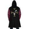 Dracule Mihawk One Piece AOP Hooded Cloak Coat BACK Mockup - Official One Piece Store