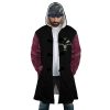 Dracule Mihawk One Piece AOP Hooded Cloak Coat FRONT Mockup - Official One Piece Store