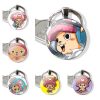 Glass Cabochon Keychain Pendant Car Key Chains Handmade Fashion Design Cartoon Creative ONE PIECE Tony Chopper - Official One Piece Store