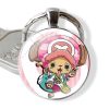 Glass Cabochon Keychain Pendant Car Key Chains Handmade Fashion Design Cartoon Creative ONE PIECE Tony Chopper 3 - Official One Piece Store