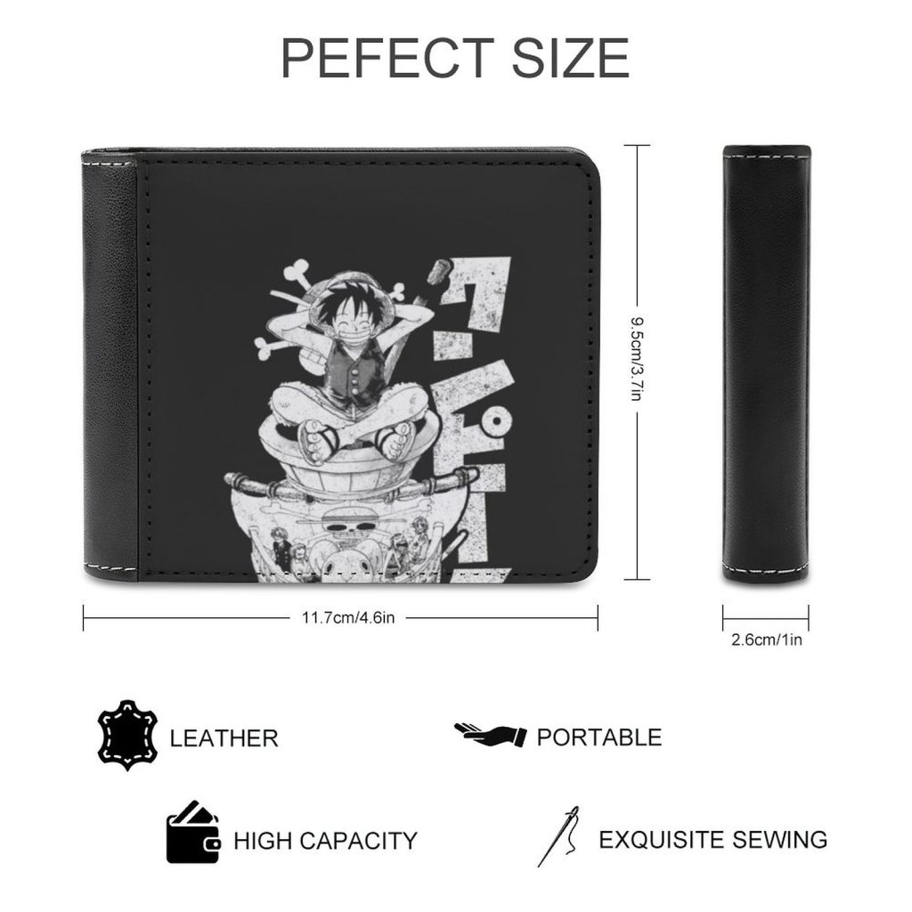 Hats White Fashion Credit Card Wallet Leather Wallets Personalized Wallets For Men And Women Pirate Hats 1 - Official One Piece Store