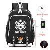 Hot Japan ONE P PIECEs Luffy USB Charging Backpack Boys Girls Large Capacity Travel Bag Multifunctional - Official One Piece Store