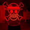 Straw Hat Pirates Logo LED Lamp