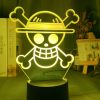 Straw Hat Pirates Logo LED Lamp