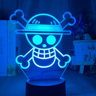 Straw Hat Pirates Logo LED Lamp