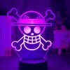 Straw Hat Pirates Logo LED Lamp