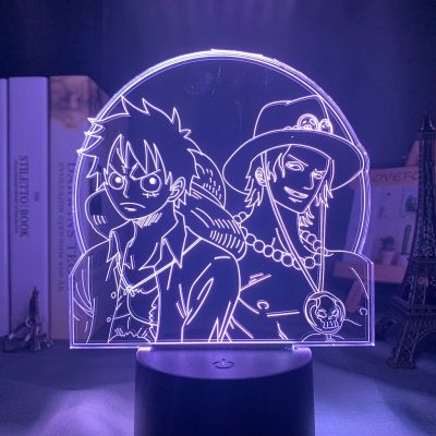 Luffy and Ace LED Lamp
