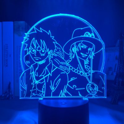 Luffy and Ace LED Lamp