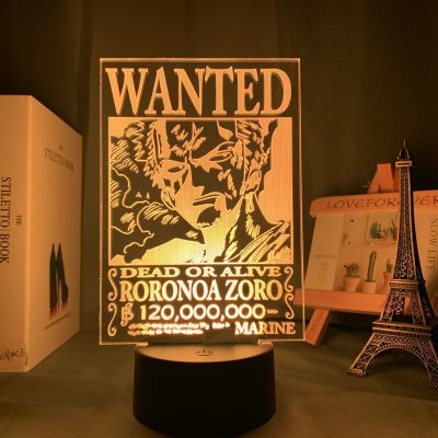 Zoro Wanted LED Lamp