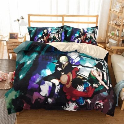 Japanese Anime Cartoon One Pieced Bedding Set Luffy Pillow Case Duvet Cover Set Single Double Large 13.jpg 640x640 13 - Official One Piece Store