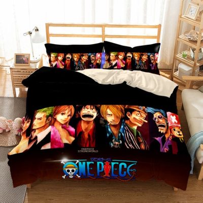 Japanese Anime Cartoon One Pieced Bedding Set Luffy Pillow Case Duvet Cover Set Single Double Large 8.jpg 640x640 8 - Official One Piece Store
