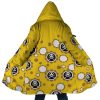 Jinbe Whole Cake Island Arc OP AOP AOP Hooded Cloak Coat MAIN Mockup - Official One Piece Store