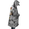 Luffy Gear 5 Comic Panels OP AOP Hooded Cloak Coat RIGHT Mockup - Official One Piece Store