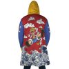 Luffy Gear 5 Sea Wave OP AOP Hooded Cloak Coat BACK Mockup - Official One Piece Store