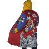 Luffy Gear 5 Sea Wave OP AOP Hooded Cloak Coat SIDE Mockup - Official One Piece Store