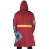 Monkey Luffy Wano Country Arc Demon Slayer Hooded Cloak Coat BACK Mockup - Official One Piece Store