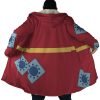 Monkey Luffy Wano Country Arc Demon Slayer Hooded Cloak Coat NO HOOD Mockup - Official One Piece Store