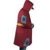 Monkey Luffy Wano Country Arc Demon Slayer Hooded Cloak Coat RIGHT Mockup - Official One Piece Store